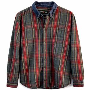 Vintage American Eagle Outfitters Plaid Button Down Shirt XL